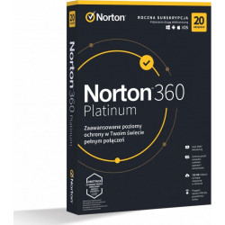 Norton 360 Platinum 2022 PL (20 stanowisk na 12 miesięcy) - wersja elektroniczna